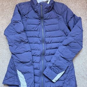 Lululemon Athletica purple Puffer Coat